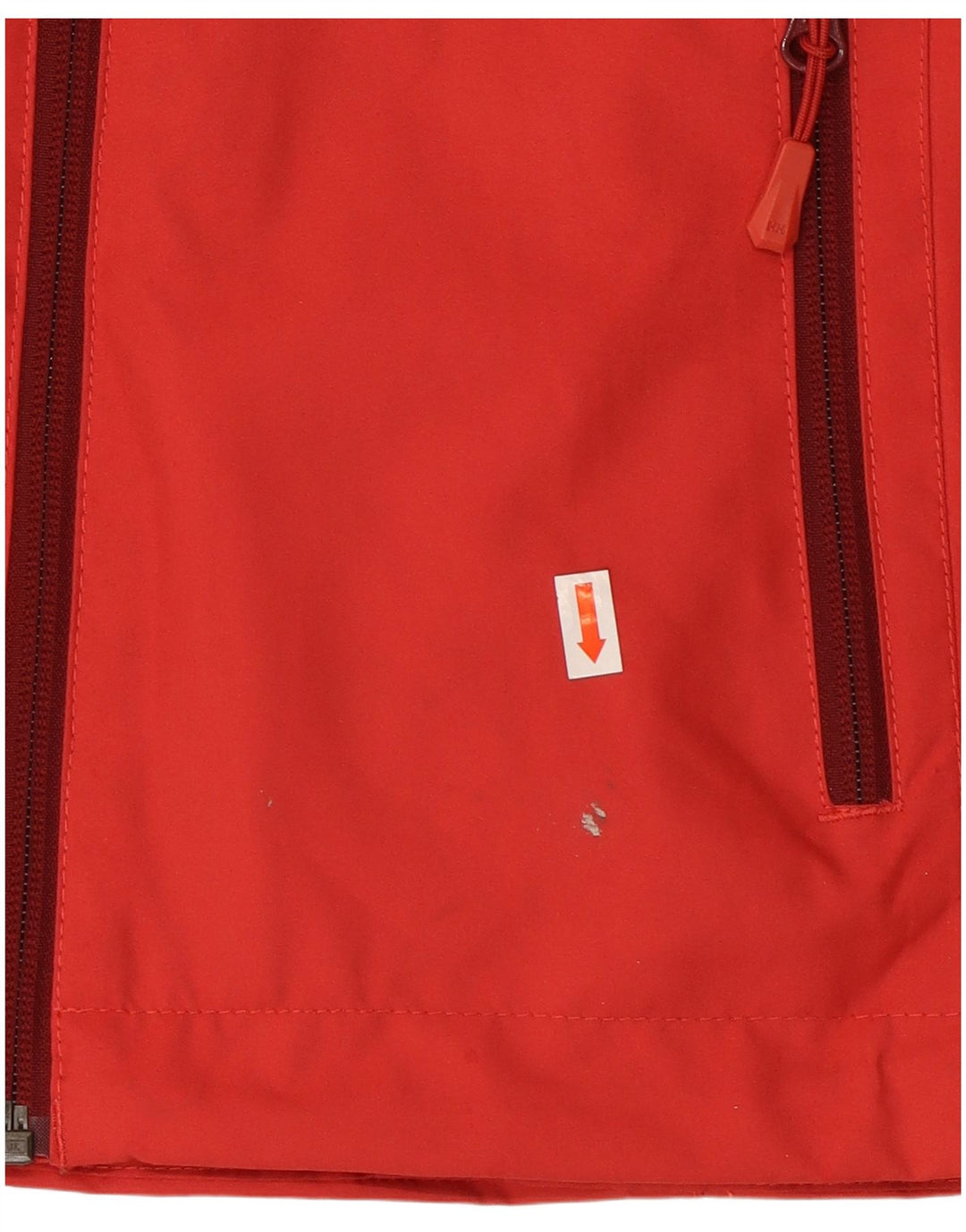 HELLY HANSEN Γυναικείο γραφικό τζάκετ αντιανεμικό UK 14 μεσαίο κόκκινο πολυεστέρα