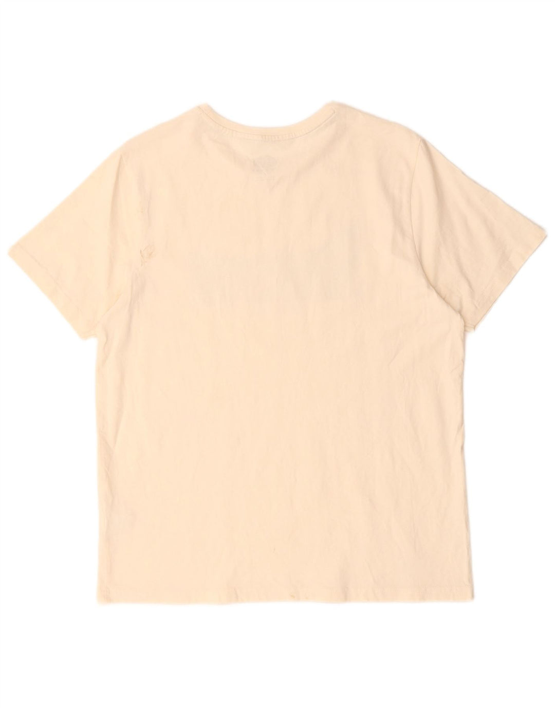 Ανδρικό γραφικό T-Shirt Animal Top Βαμβακερό μεσαίο σε λευκό χρώμα