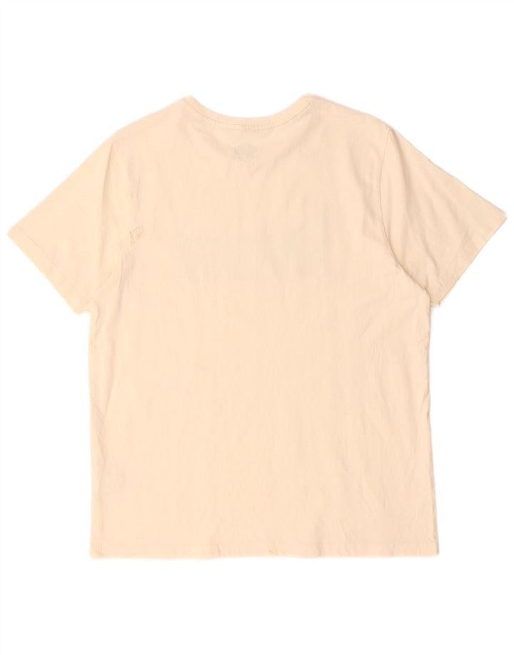 Ανδρικό γραφικό T-Shirt Animal Top Βαμβακερό μεσαίο σε λευκό χρώμα