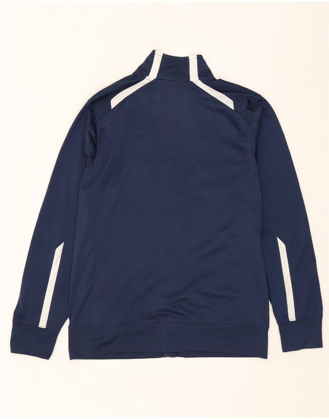 NIKE Mens Lausanne Collegiate Tracksuit Top Jacket Medium Navy Blue Vintage Nike and Second-Hand Nike from Messina Hembry 