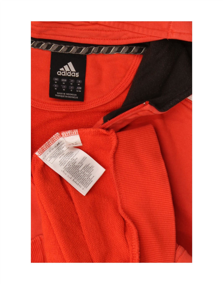 Ανδρικό πουλόβερ με κουκούλα με φερμουάρ Adidas μεσαίο βαμβακερό