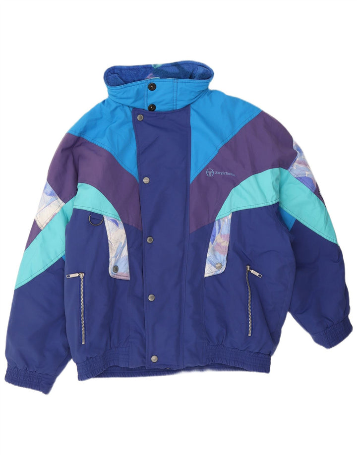 Sergio Tacchini Ανδρικό μπουφάν σκι UK 42 XL Blue Colorblock Polyester