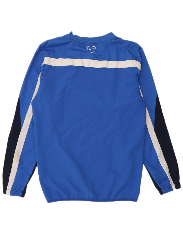 Ανδρική φόρμα πουλόβερ NIKE Dri Fit Top Medium Blue Colourblock