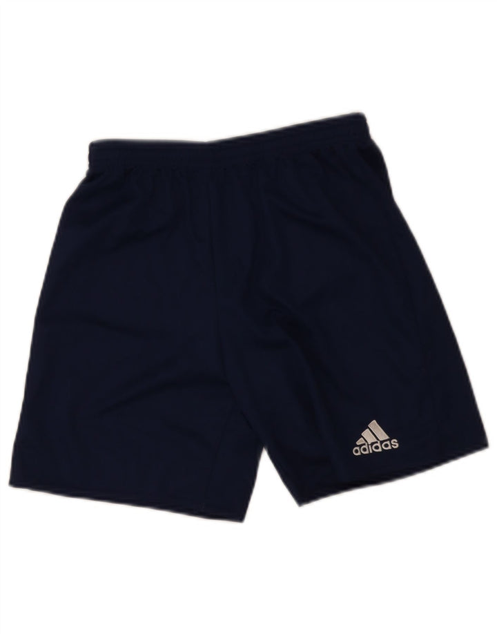 Adidas Boys Sport Short 13-14 Years Navy Blue Polyester