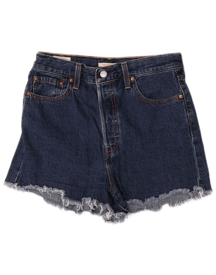 Γυναικείο τζιν σορτς Levi's Ribcage W29 Βαμβακερό μεσαίο ναυτικό μπλε