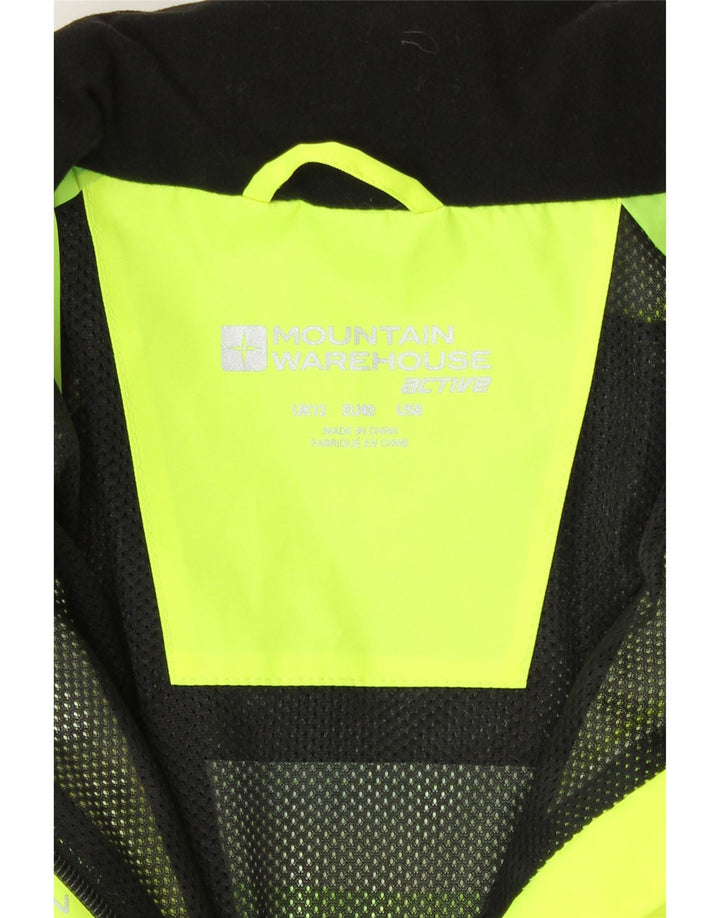 Γυναικείο μπουφάν βροχής Mountain Warehouse UK 12 Medium Yellow Colourblock