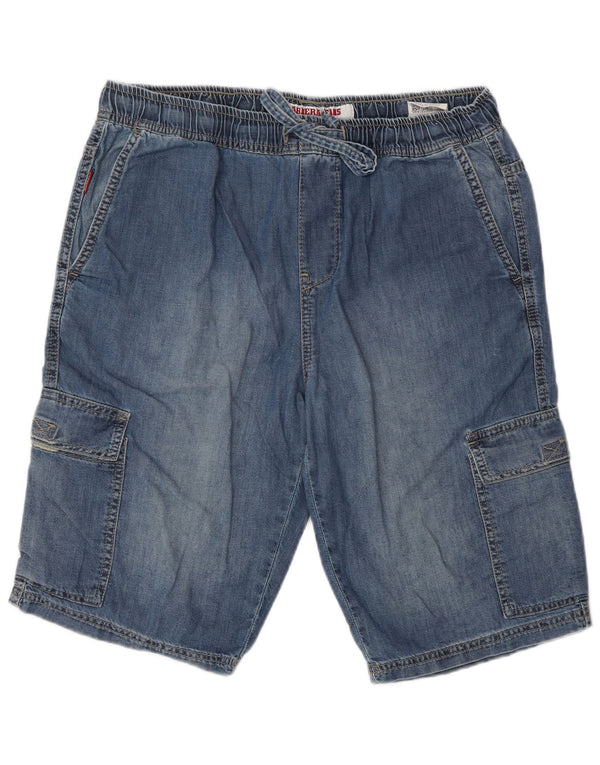 Ανδρικό τζιν σορτς Carrera 629 Cargo IT 48 Medium W32 Μπλε βαμβακερό