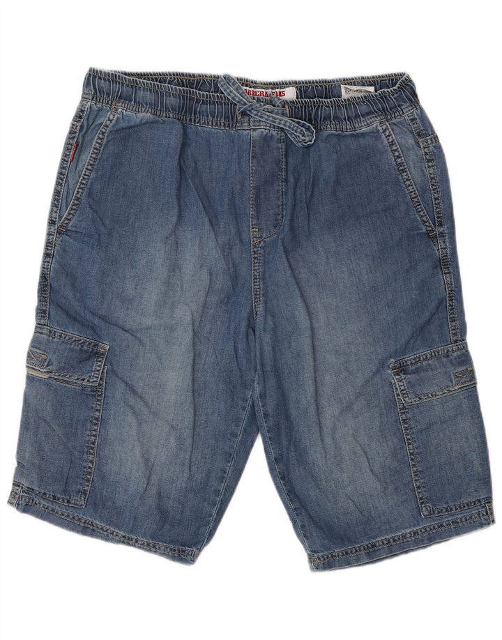 Ανδρικό τζιν σορτς Carrera 629 Cargo IT 48 Medium W32 Μπλε βαμβακερό