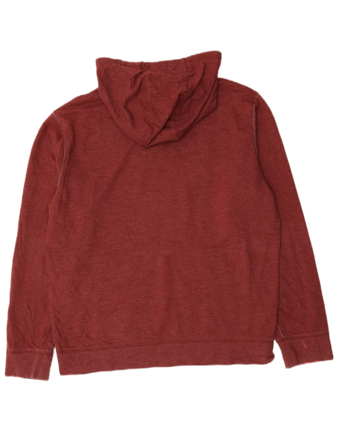 EDDIE BAUER Ανδρικό μπλουζάκι με κουκούλα, μεσαίο βαμβακερό μπορντό