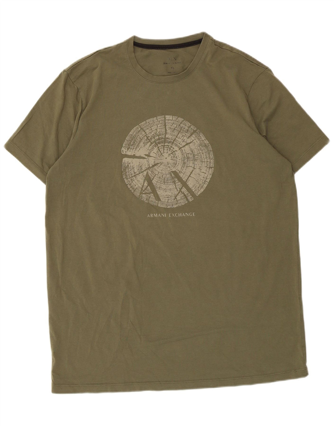 Armani Exchange Ανδρικό γραφικό T-Shirt Top XL Khaki