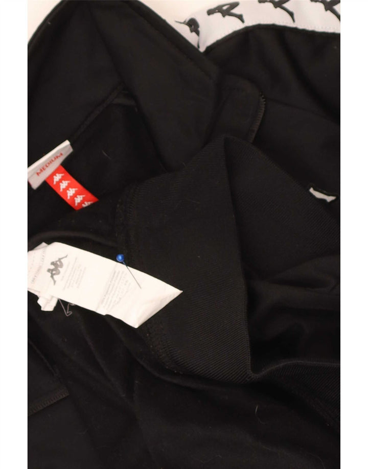 Ανδρική φόρμα φόρμας Kappa Top Jacket μεσαίου μαύρου χρώματος πολυεστέρας