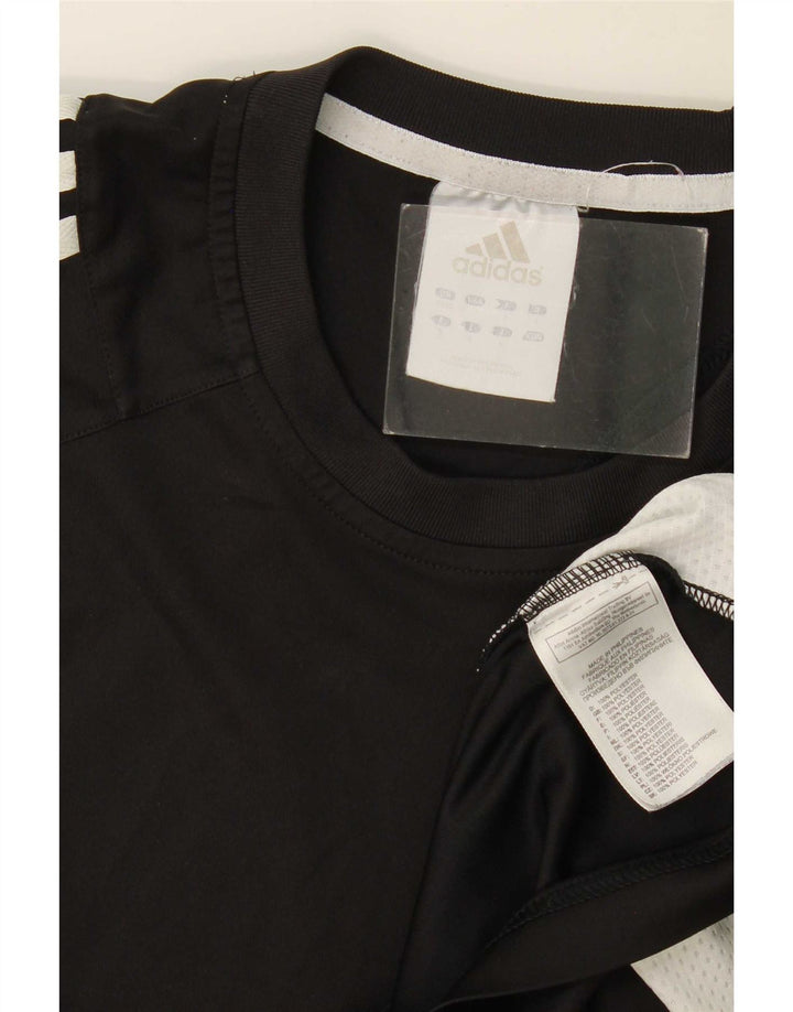 Ανδρικό T-Shirt Adidas Top Medium Black Colourblock Πολυεστέρας
