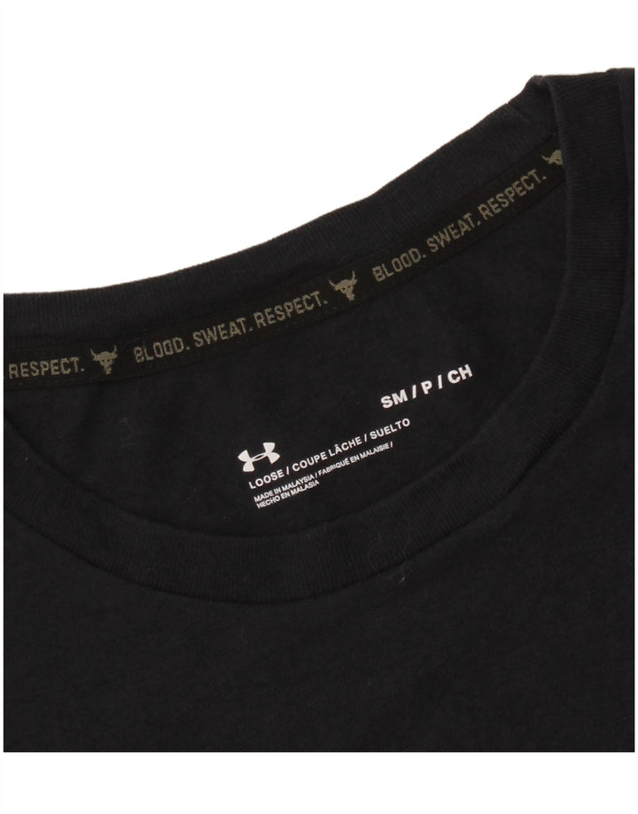 Ανδρικό γραφικό μπλουζάκι UNDER Armour Top Small Black
