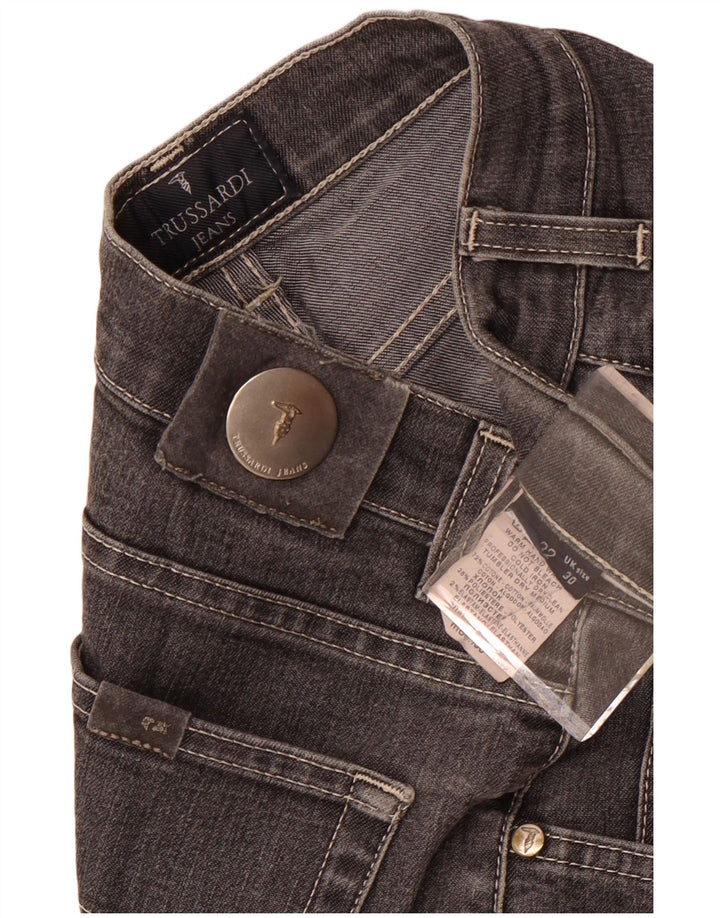 Γυναικείο τζιν μποτάκι Trussardi W30 L29 Γκρι βαμβακερό