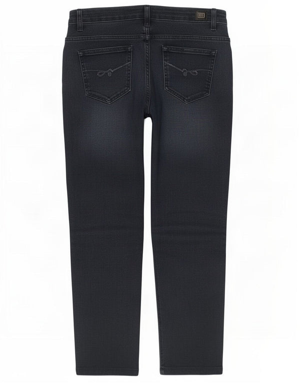 Vintage Womens Straight Jeans IT 46 Large W34 L27 Navy Blue Cotton