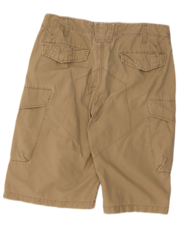Zara Ανδρικό σορτς Cargo EU 40 Medium W31 Μπεζ βαμβακερό