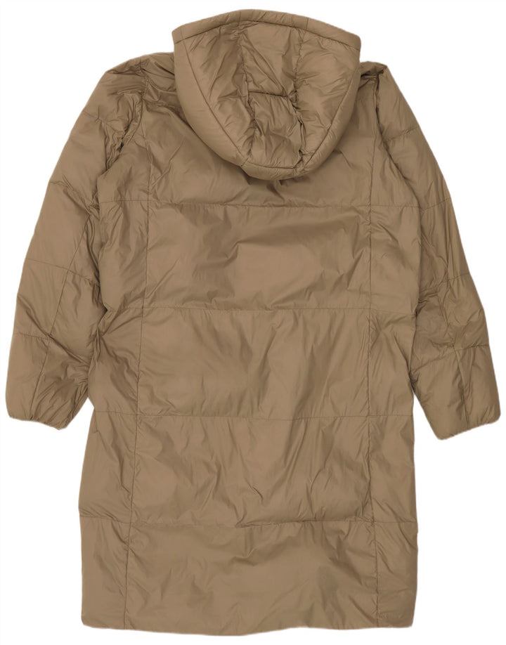 Calvin Klein Jeans Γυναικείο Υπερμεγέθη Παλτό UK 10 Small Khaki Polyamide