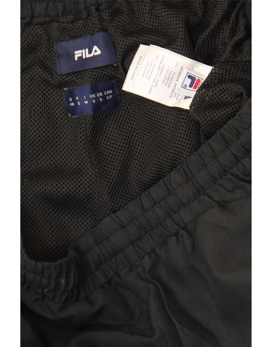 Ανδρική αθλητική φόρμα Fila Παντελόνι Joggers Μικρή Μαύρη Στίξη Πολυεστέρας