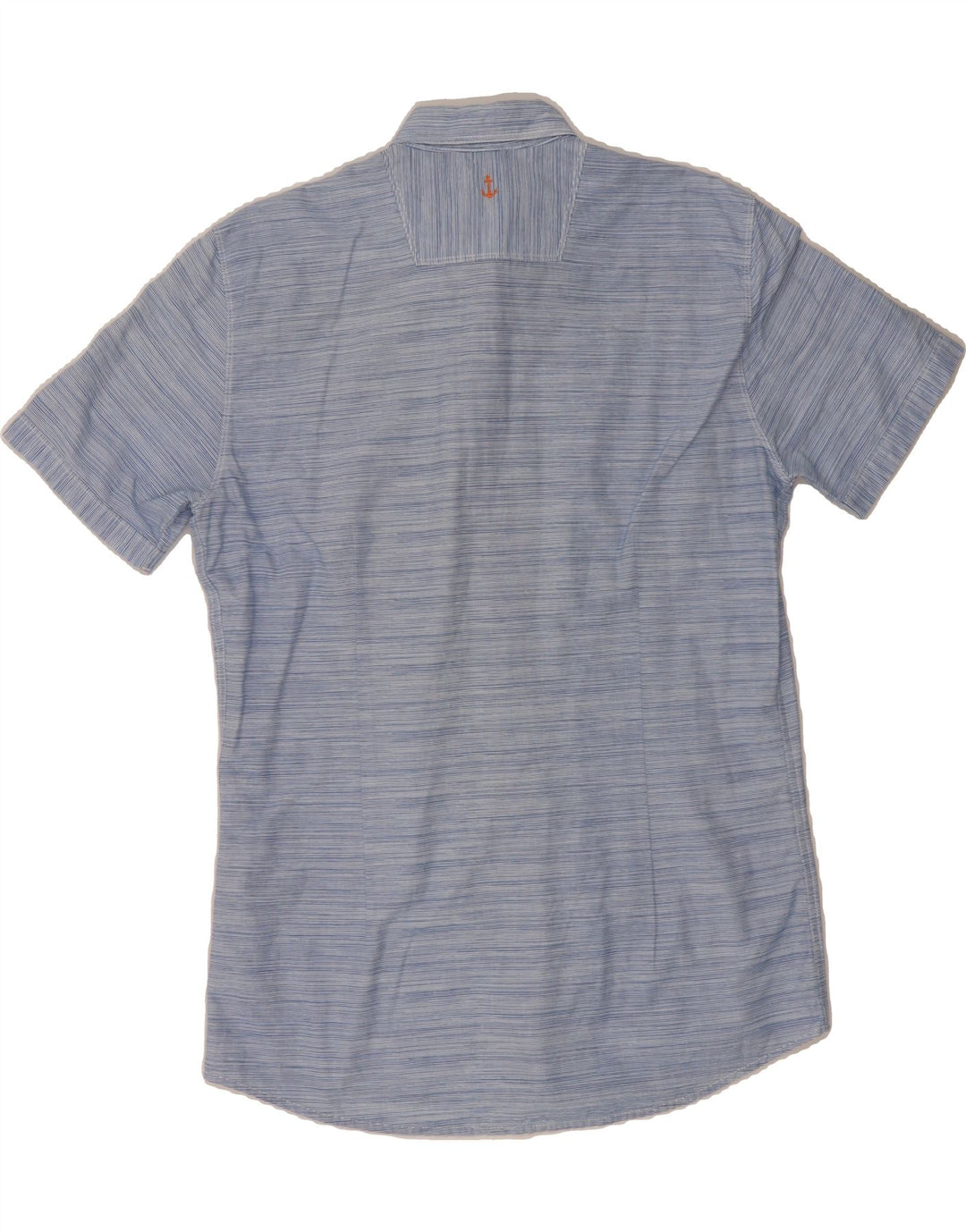 TOM TAILOR Mens Short Sleeve Shirt Large Blue Striped Cotton Vintage Tom Tailor and Second-Hand Tom Tailor from Messina Hembry 