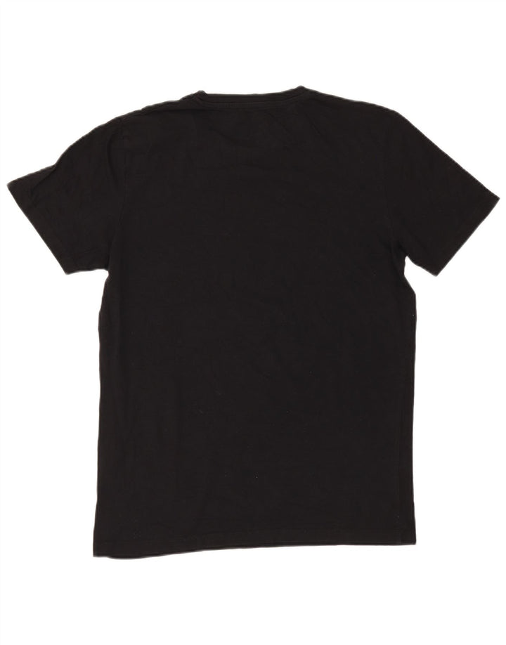 Jack & Jones Ανδρικό γραφικό T-Shirt Top Μεσαίο μαύρο βαμβακερό