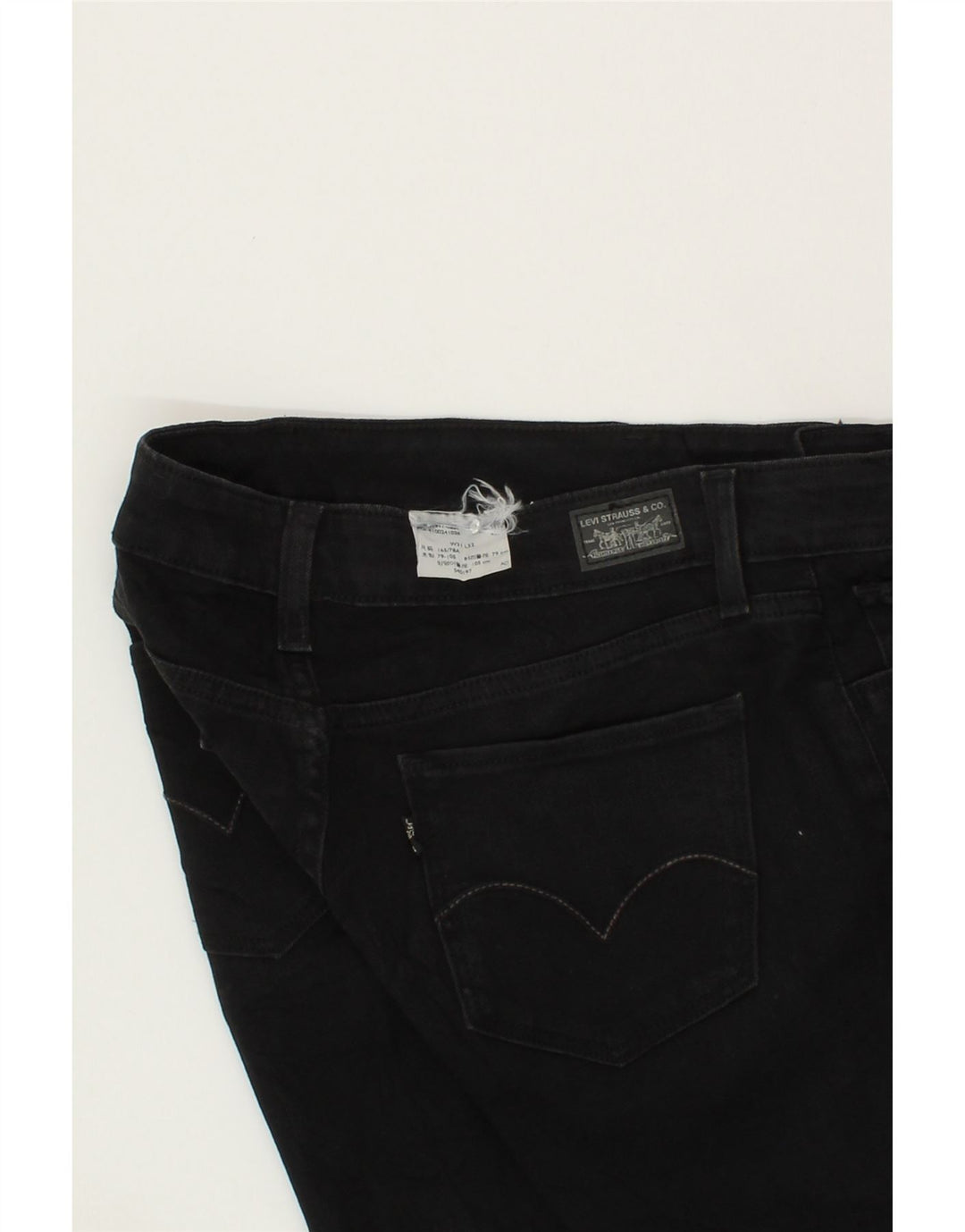 LEVI'S Womens Legging Skinny Jeans W31 L32 Black Vintage Levi's and Second-Hand Levi's from Messina Hembry 