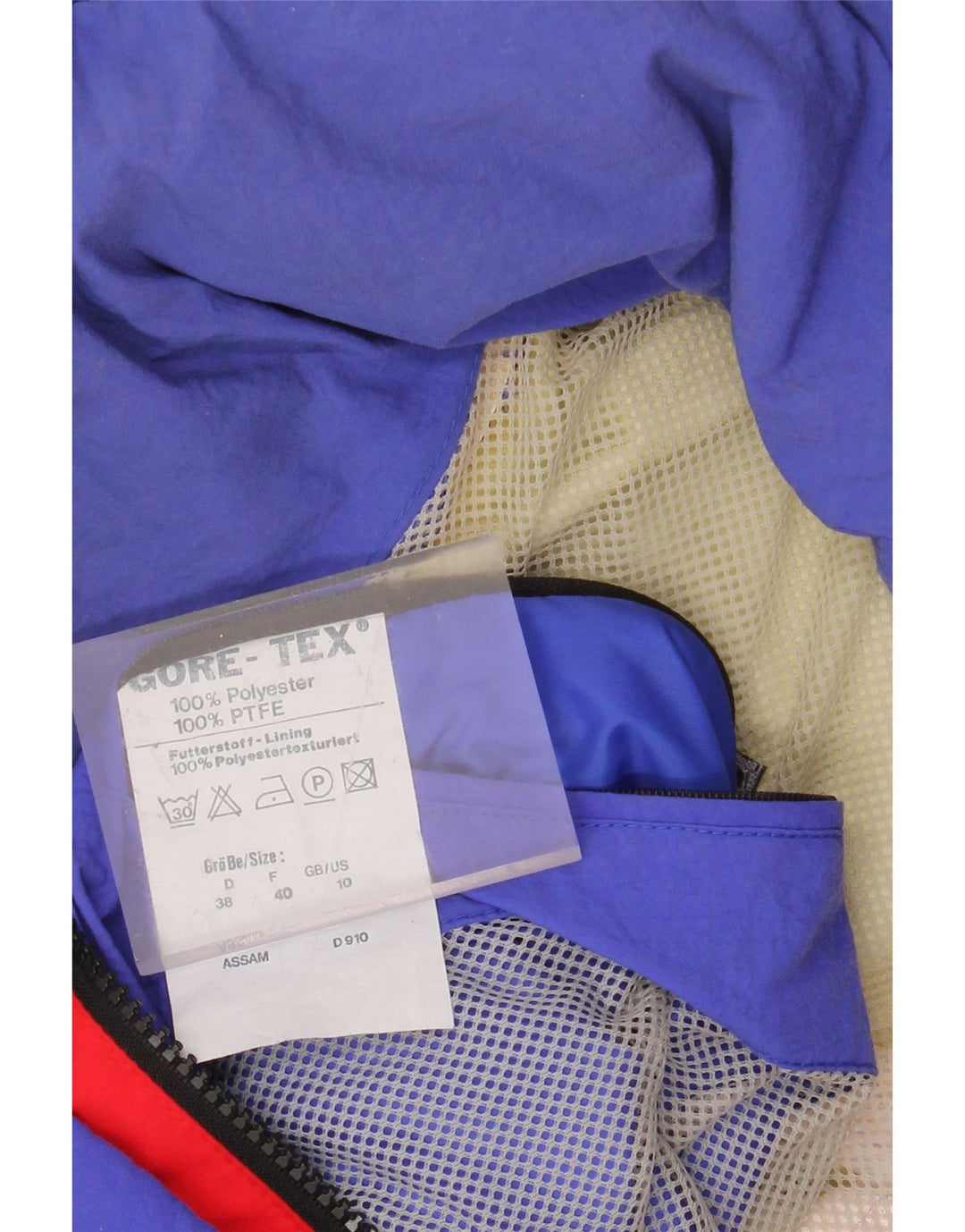 SCHOFFEL Γυναικείο αδιάβροχο μεγάλου μεγέθους UK 10 Small Red Colourblock Πολυεστέρας