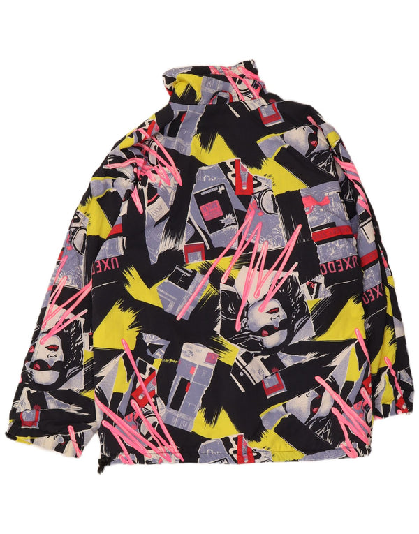 Olympia Mens Graphic Rain Jacket UK 40 Large Multicoloured Colourblock