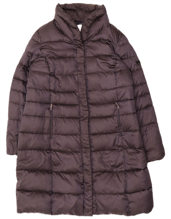 Marina Rinaldi Γυναικείο παλτό Voyage 21 Medium Navy Blue Nylon