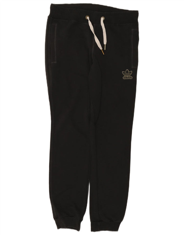 Ανδρική φόρμα Adidas Παντελόνι Joggers Μεσαίο μαύρο βαμβακερό