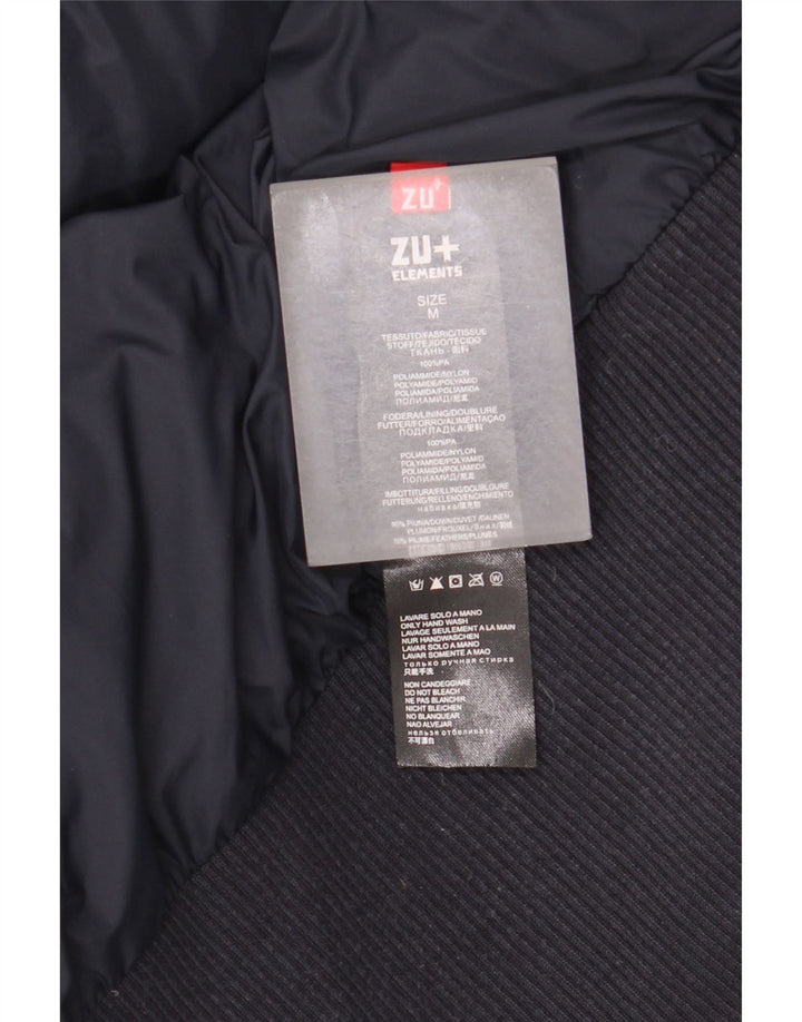 Zu Elements γυναικείο μπουφάν με κουκούλα UK 12 Medium Navy Blue Polyamide