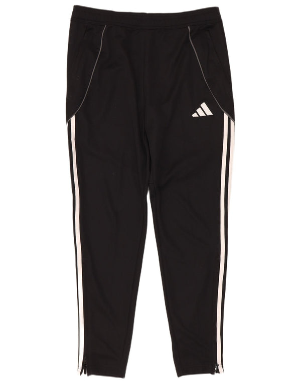 Ανδρική φόρμα Adidas Aeroready Slim Fit Παντελόνι μεσαίο μαύρο πολυεστέρα