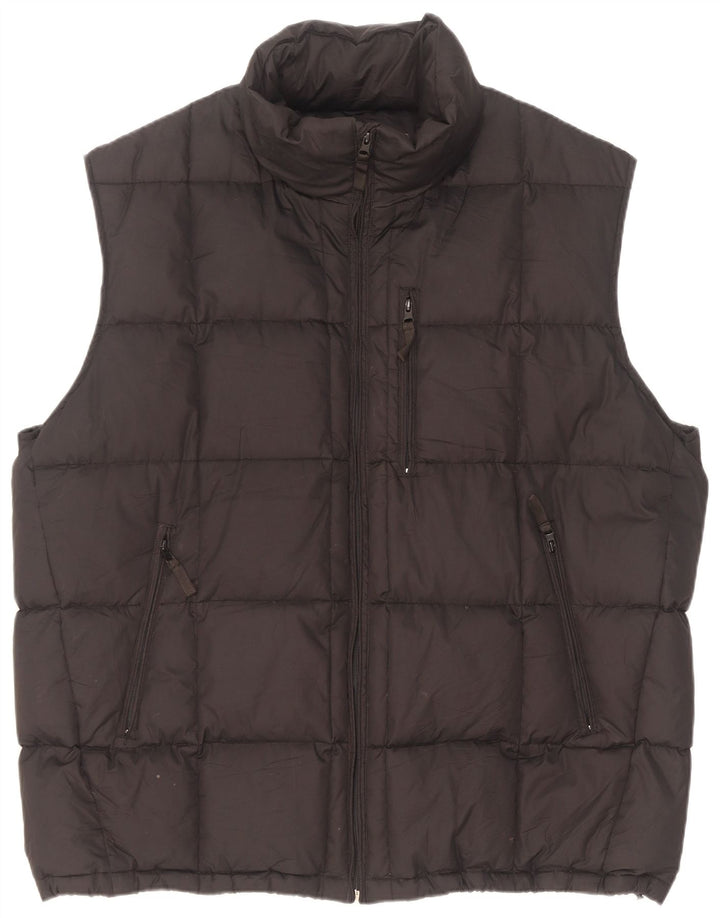 Icepeak Ανδρικό padded Gilet EU 58 4XL Μαύρο Πολυαμίδιο