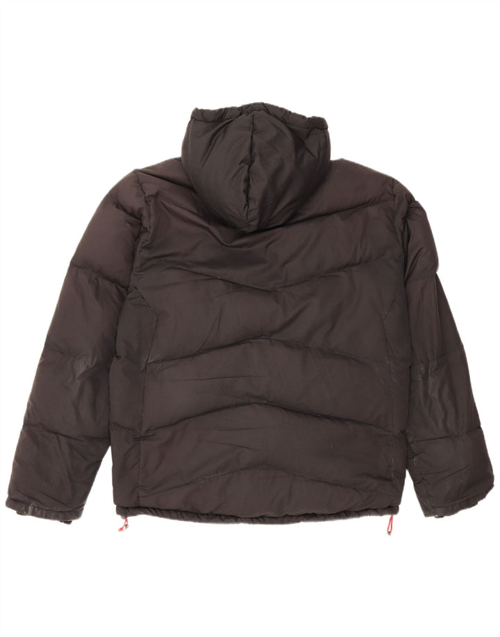 TIMBERLAND Ανδρικό μπουφάν με κουκούλα με επένδυση UK 38 μεσαίο μαύρο πολυεστέρα