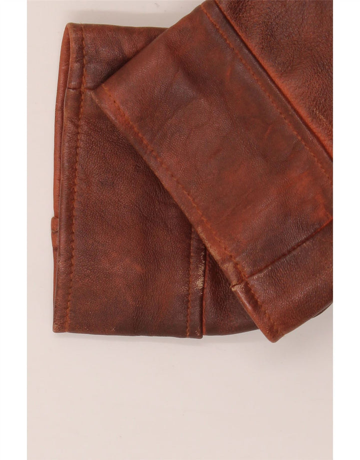 Vintage γυναικείο UK 18 XL καφέ δέρμα