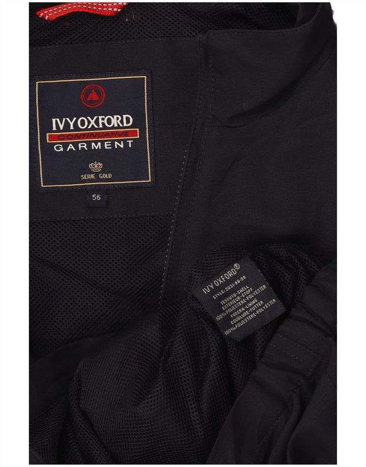 Ανδρικό μπουφάν Ivy Oxford Rain IT 56 3XL Navy Blue Polyester