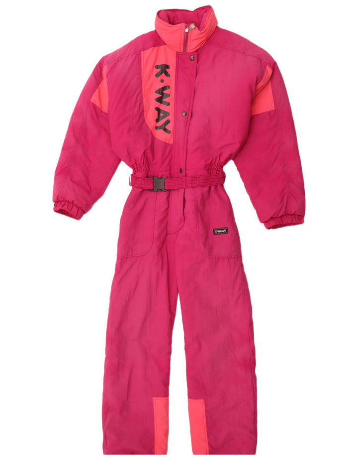 K-Way γυναικεία γραφική φόρμα σκι υπερμεγέθη EU 38 Medium Pink Polyamide