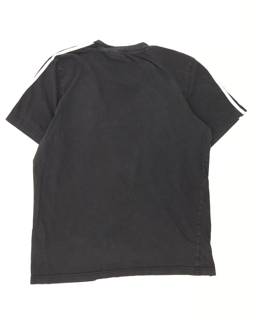 Ανδρικό T-Shirt Adidas Τοπ μεσαίο μαύρο βαμβακερό