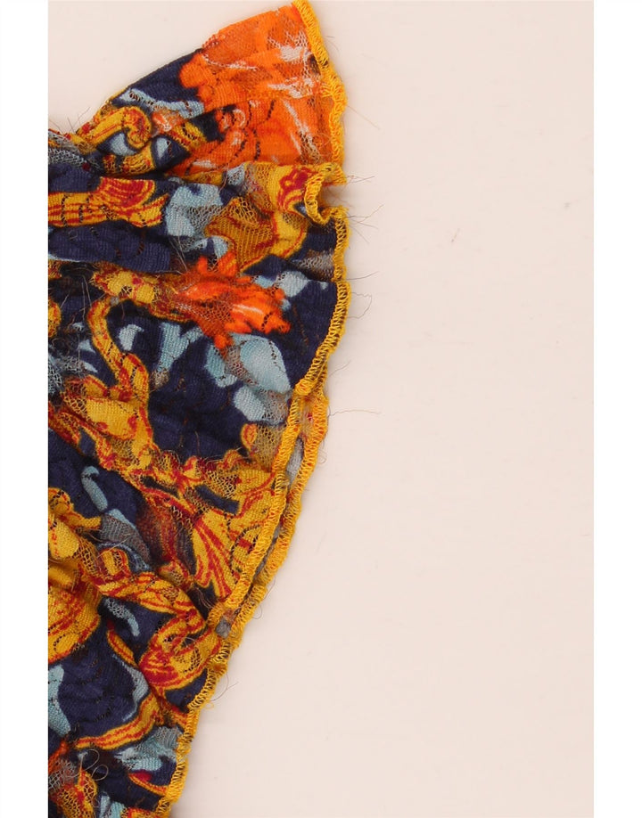 Zara Γυναικεία See Through Μπλούζα Top 10 Small πολύχρωμα Floral