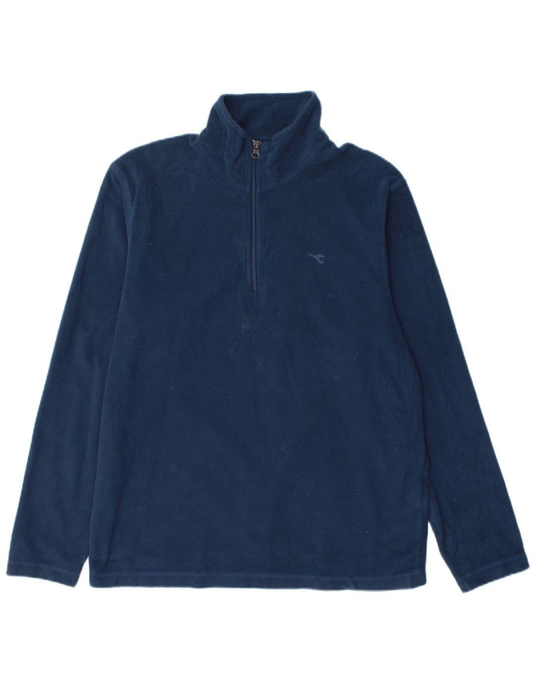 Diadora Ανδρικό φερμουάρ με λαιμόκοψη Fleece Jumper Μεγάλο Navy Blue Polyester
