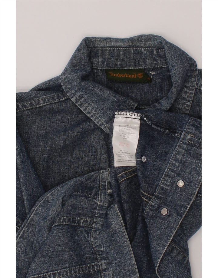 Τζιν μπουφάν Timberland Boys 7-8 Years Blue Cotton
