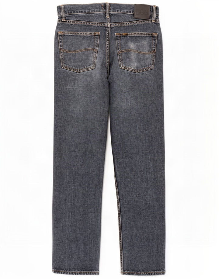 Lee Mens Straight Jeans W32 L32 Blue Cotton