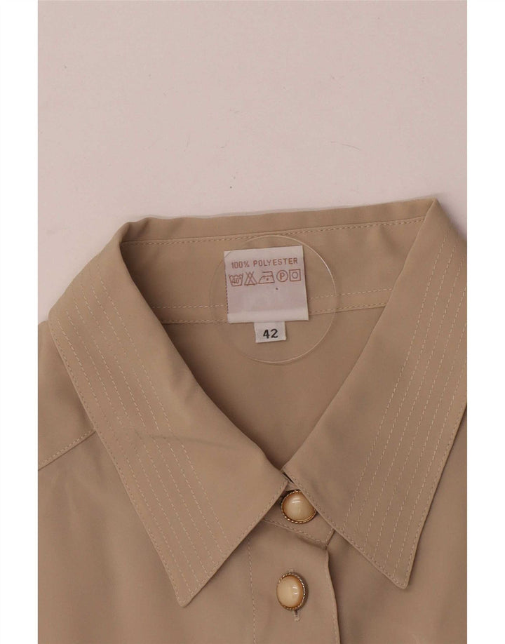 Michele Boyard Γυναικείο πουκάμισο Oversized Μπλούζα IT 42 Medium Khaki Polyester