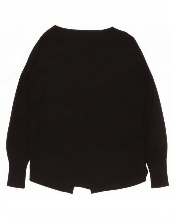 Γυναικείο πουλόβερ Oasis Boat Neck Jumper UK 14 Medium Black Viscose