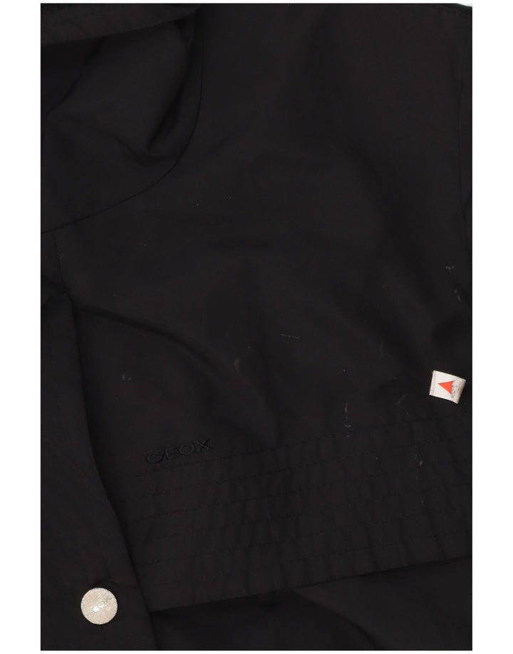Geox Womens Respira Utility Jacket UK 12 Medium Black Polyamide