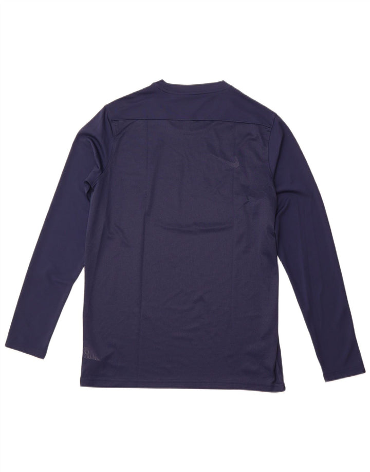 Ανδρικό NIKE Dri Fit Slim Fit Top Μακρύ μανίκι μεγάλο μπλε ναυτικό πολυεστέρας