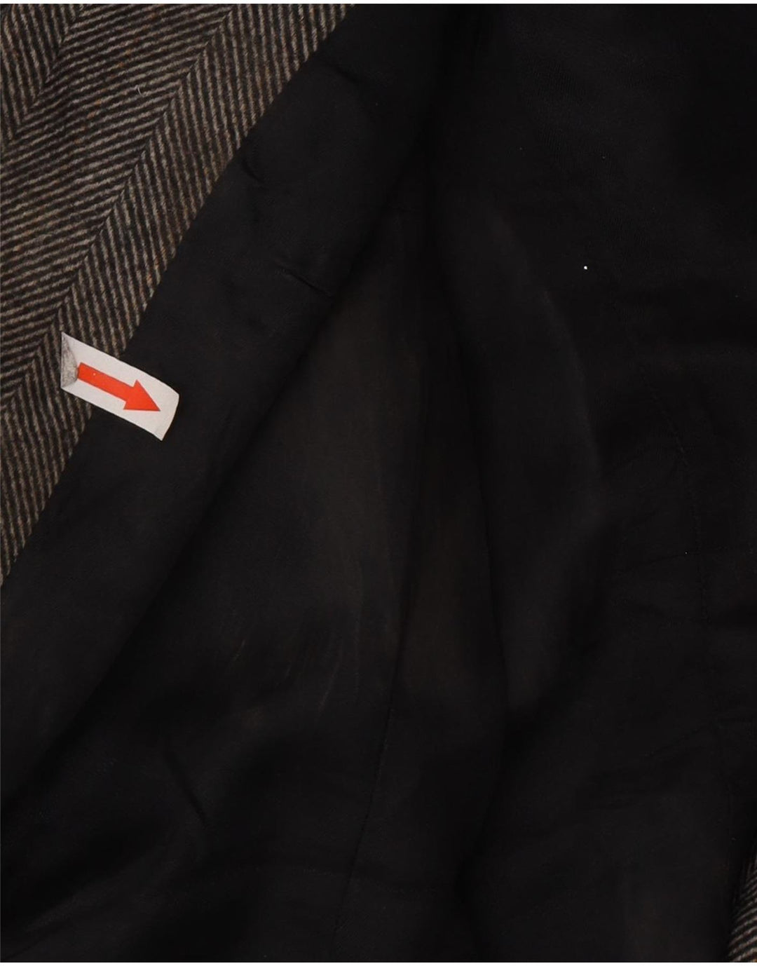Zara Γυναικείο μπουφάν σακάκι με διπλό στήθος UK 10 Μικρό Γκρι Ψαροκόκκαλο