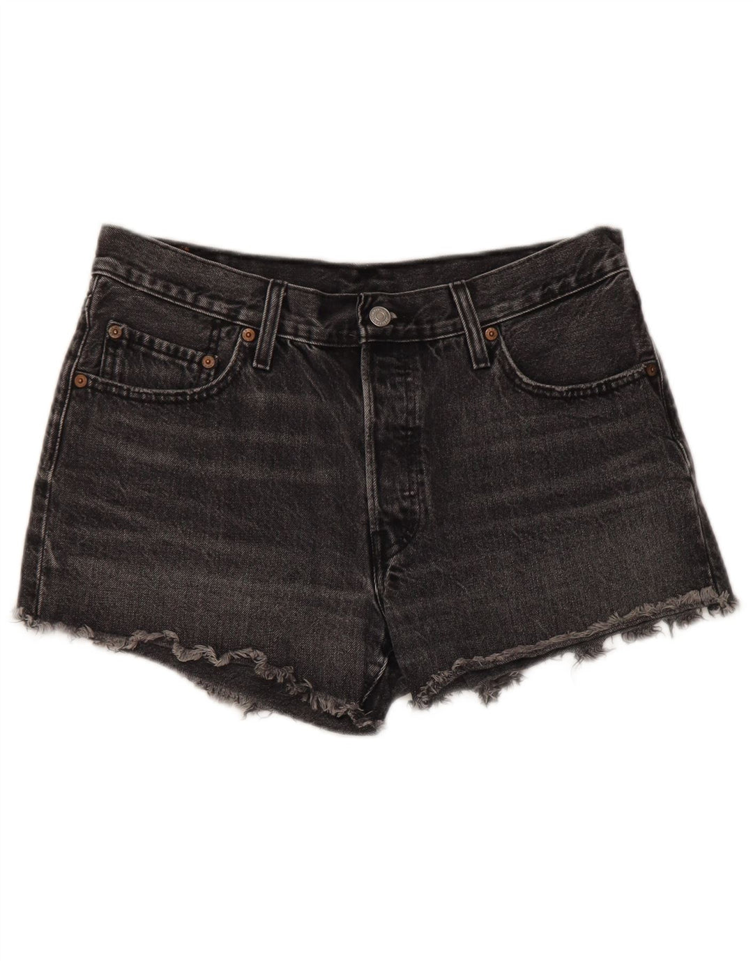 Γυναικείο σορτς Levi's 501 Τζιν W29 Βαμβακερό μεσαίο γκρι