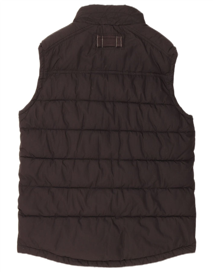 FAT FACE Ανδρικό padded Gilet UK 38 Medium Black Cotton