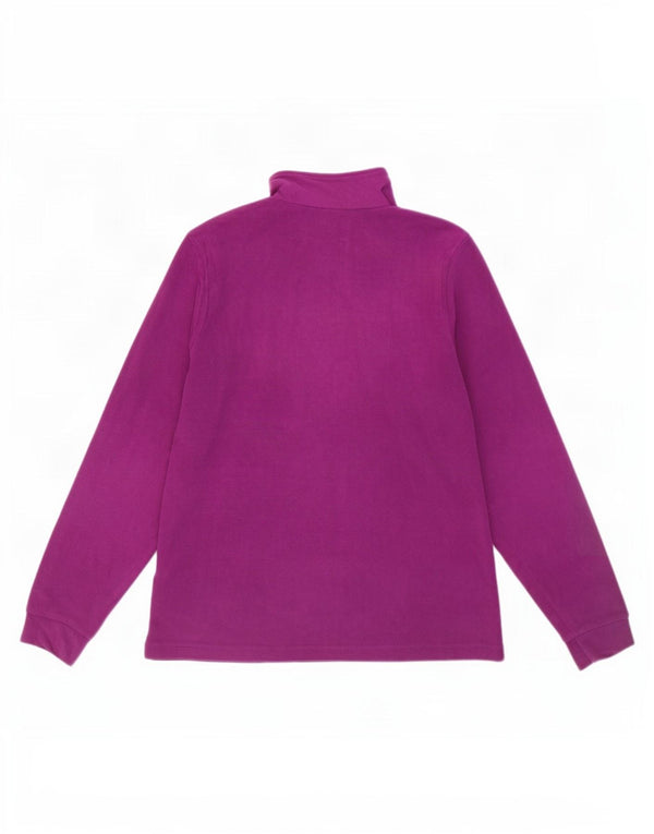 Brugi γυναικείο φερμουάρ με λαιμόκοψη Fleece Jumper UK 16 Large Purple Polyester