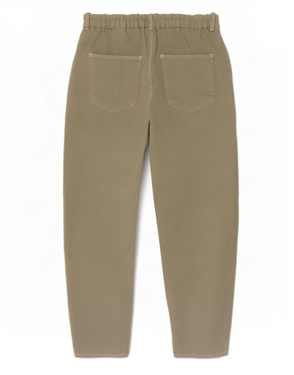 Zara Γυναικεία Loose Fit Ψηλόμεση Cropped Jeans EU 42 Large W32 L25 Khaki